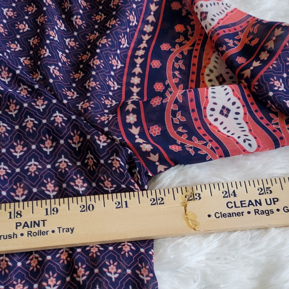 Liz Claiborne Boho Top L - Picture 8 of 8